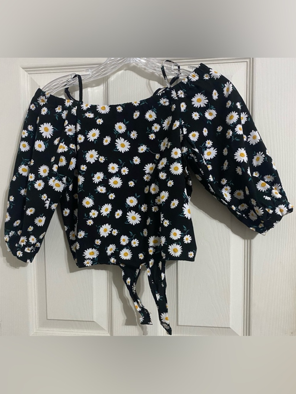 Daisy Off-Shoulder Crop Top Girls Size 11/12
